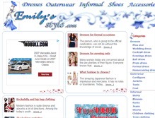 Tablet Screenshot of emilysstyle.com